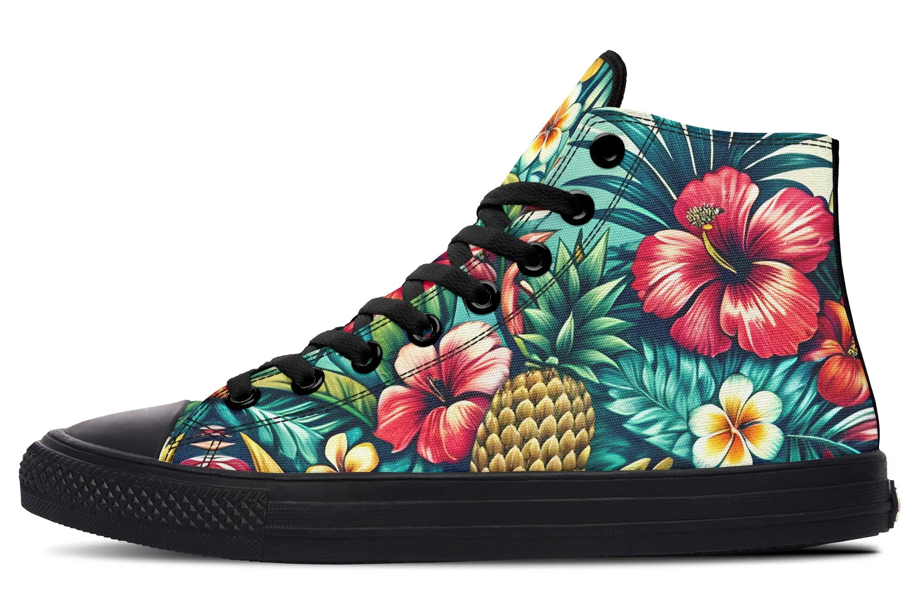 Tropical Flower High Tops