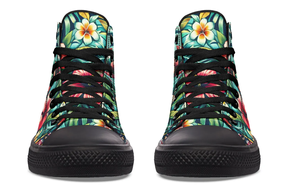 Tropical Flower High Tops