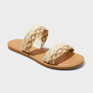 Universal Thread Women's Anita Two-band Slide Sandals 89530021
