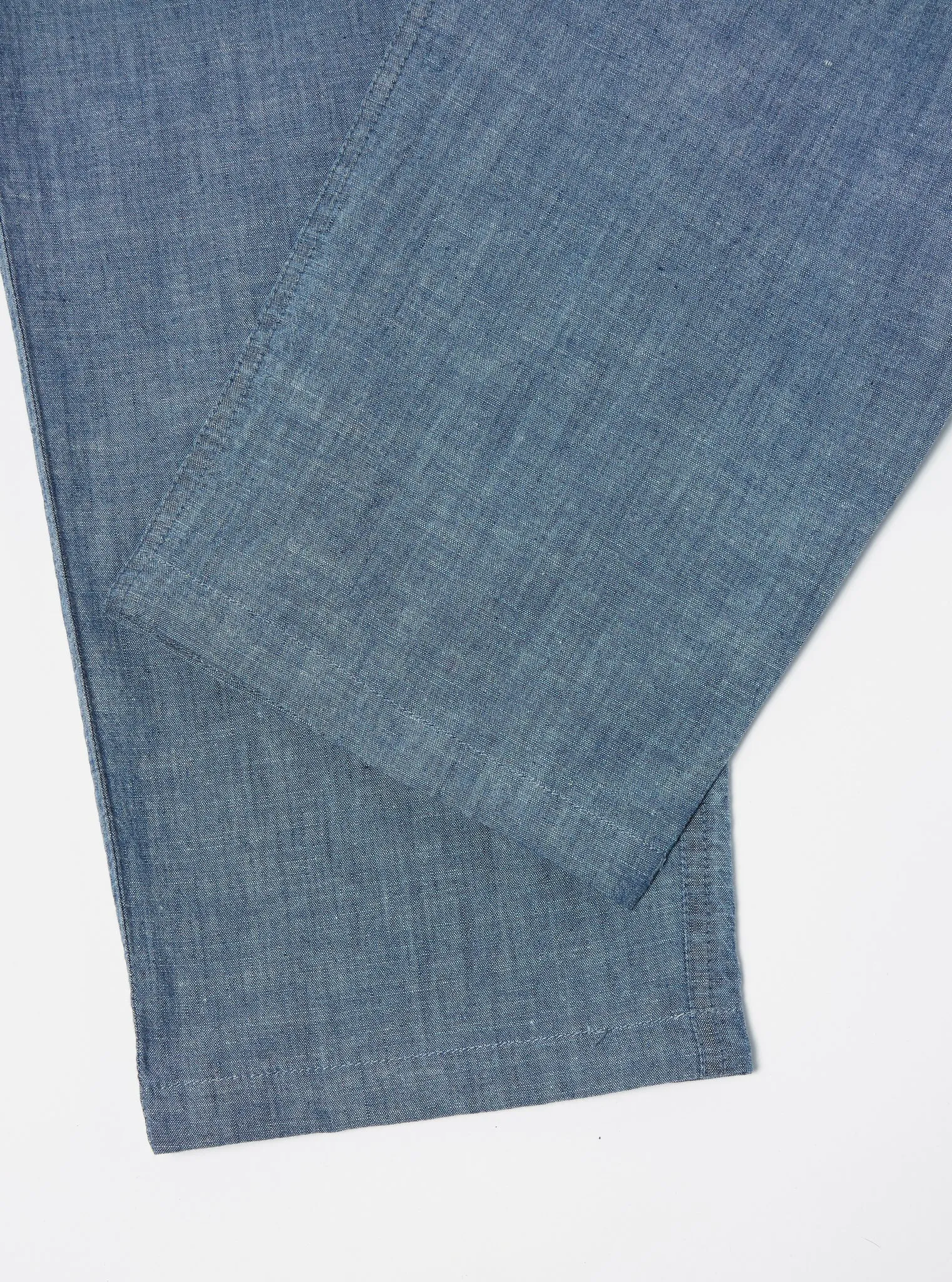 【Universal Works】Hi Water Trouser In Indigo Chambray / 淺靛藍水手布 九分 寬鬆褲型