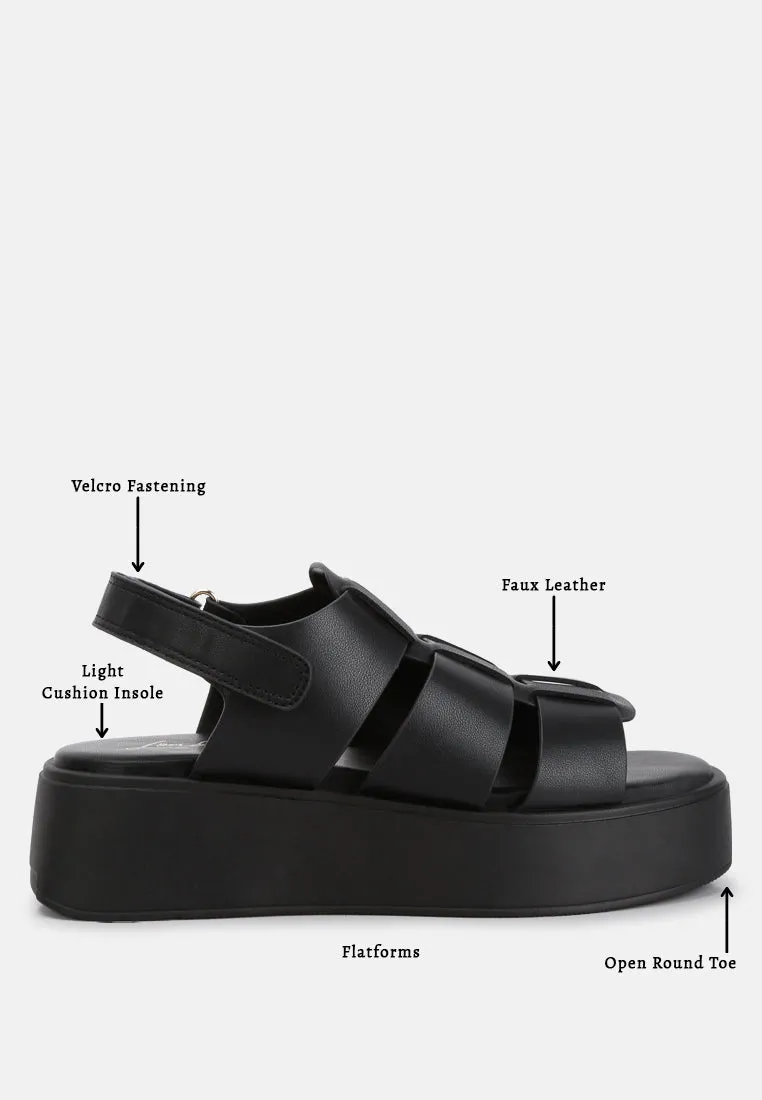 Velcro Gladiator Sandals By RAG