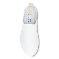 VIONIC MALIBU CREAM CANVAS SLIP ON SNEAKER