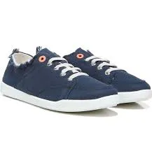 VIONIC PISMO NAVY CANVAS SLIP ON SNEAKER