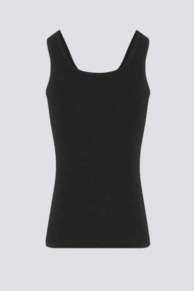White & Black organic and fair-trade top by Comazo