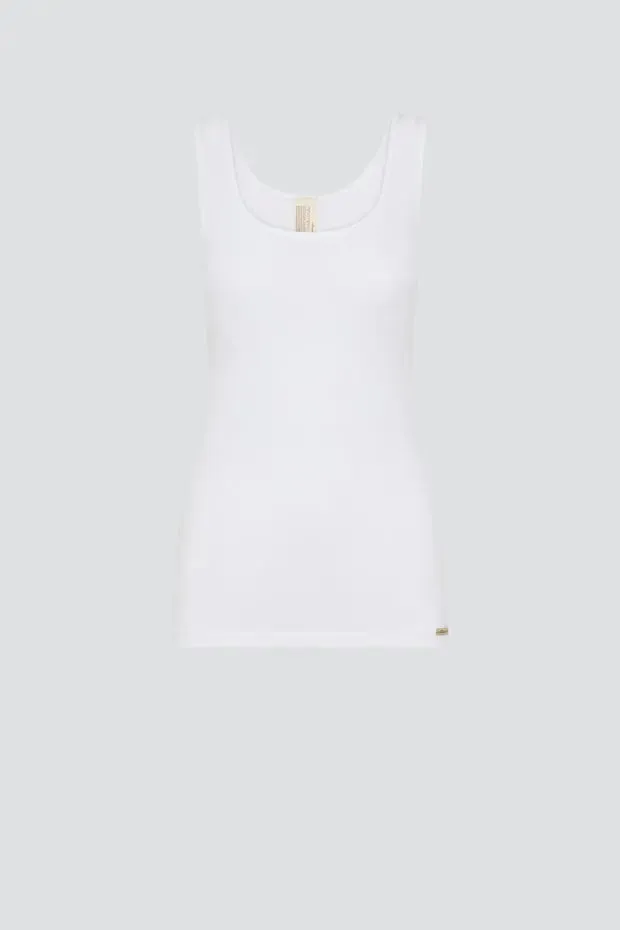 White & Black organic and fair-trade top by Comazo