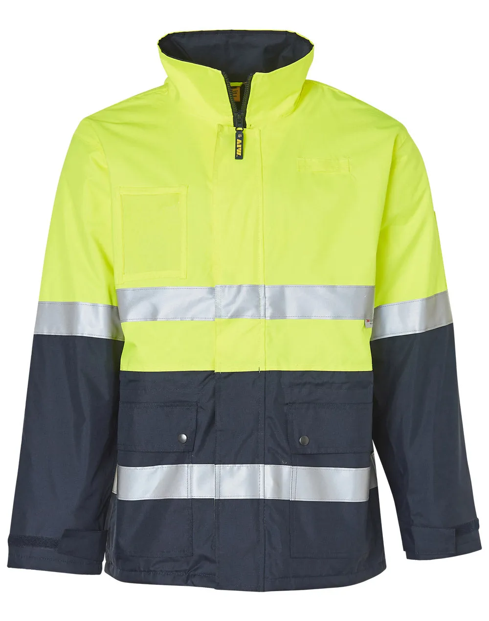 Winning Spirit-Hi-Vis Long Line Jacket Polar With Fleece Lining-SW50