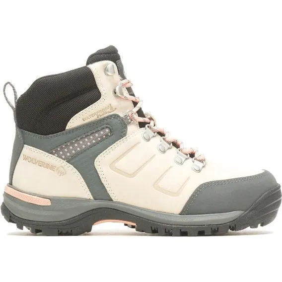 Wolverine Women's Chisel 6" Steel Toe Waterproof Slip Resistant Work Boot -Fog- W231051