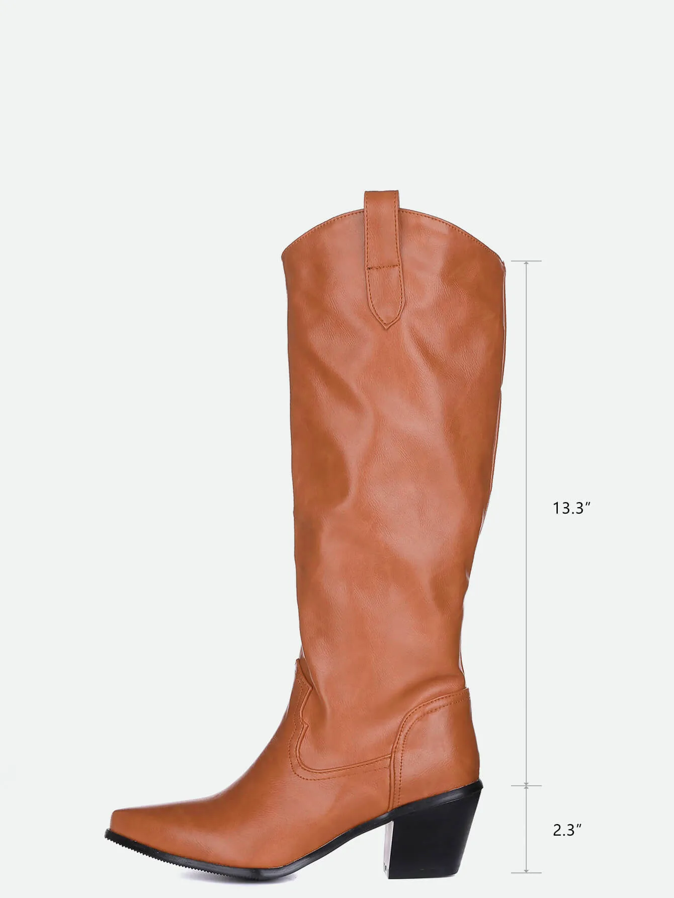 Women Cowgirl Mid Calf Boots
