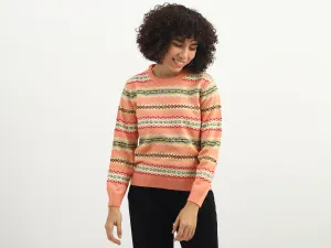 Women Knitted Round Neck Sweater