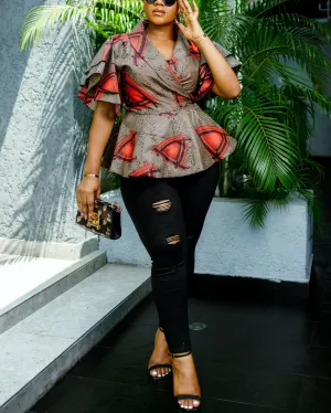 Women's Casual Wrap Top