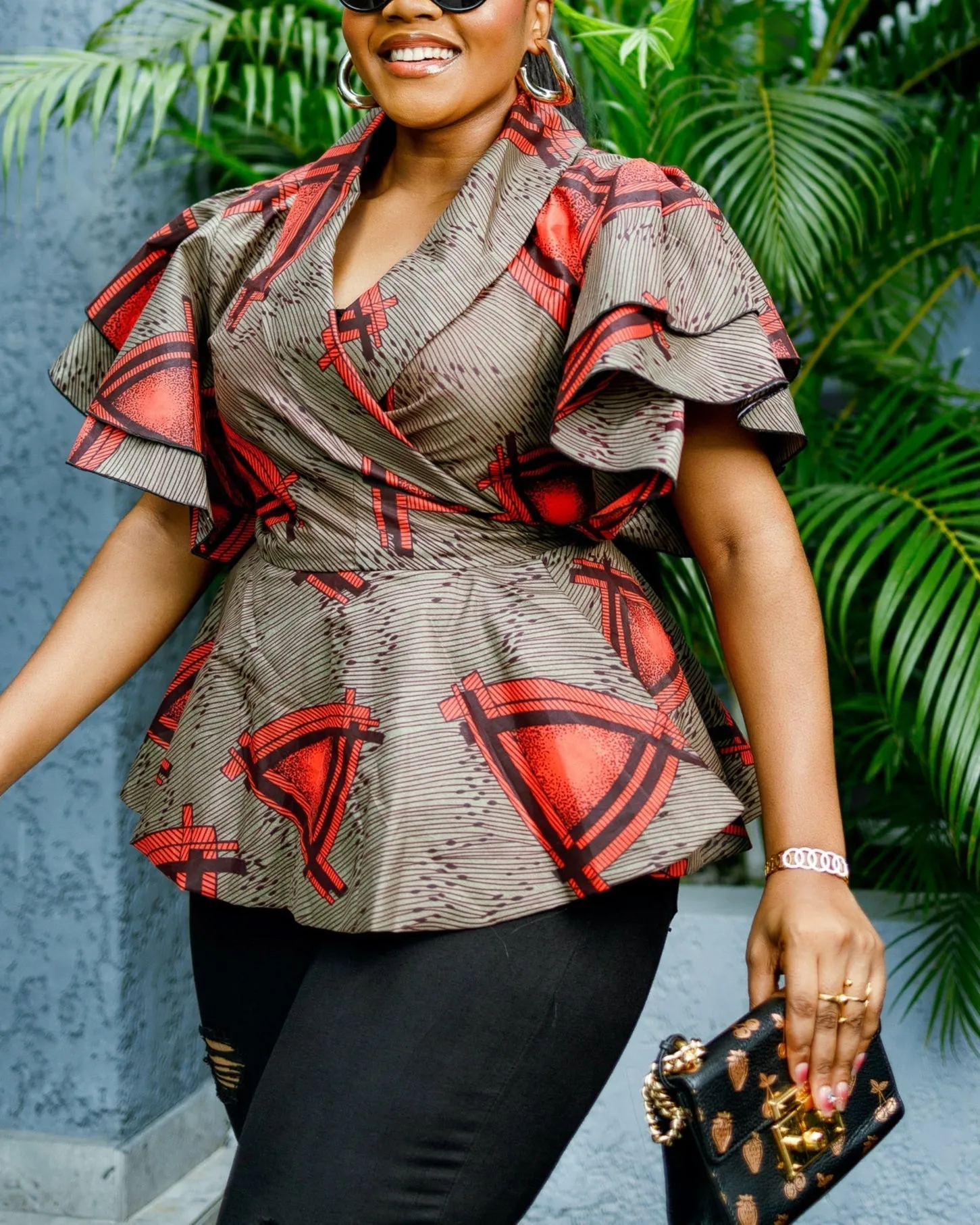 Women's Casual Wrap Top
