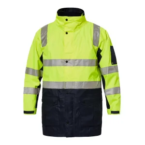 Workcraft - Hi Vis 4 in 1 Jacket With Tape - WW9013