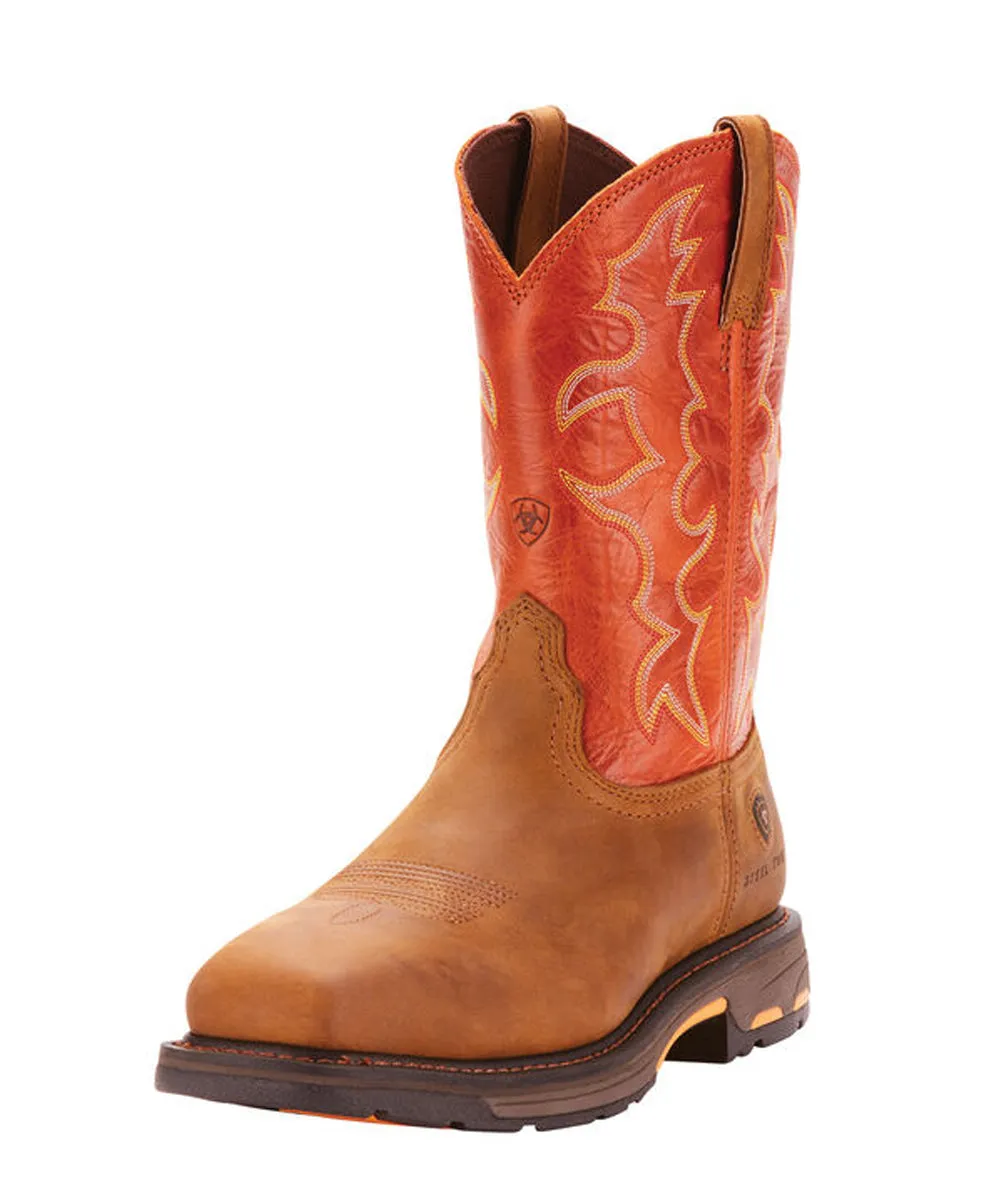 Workhog Wide Square Toe Steel Toe