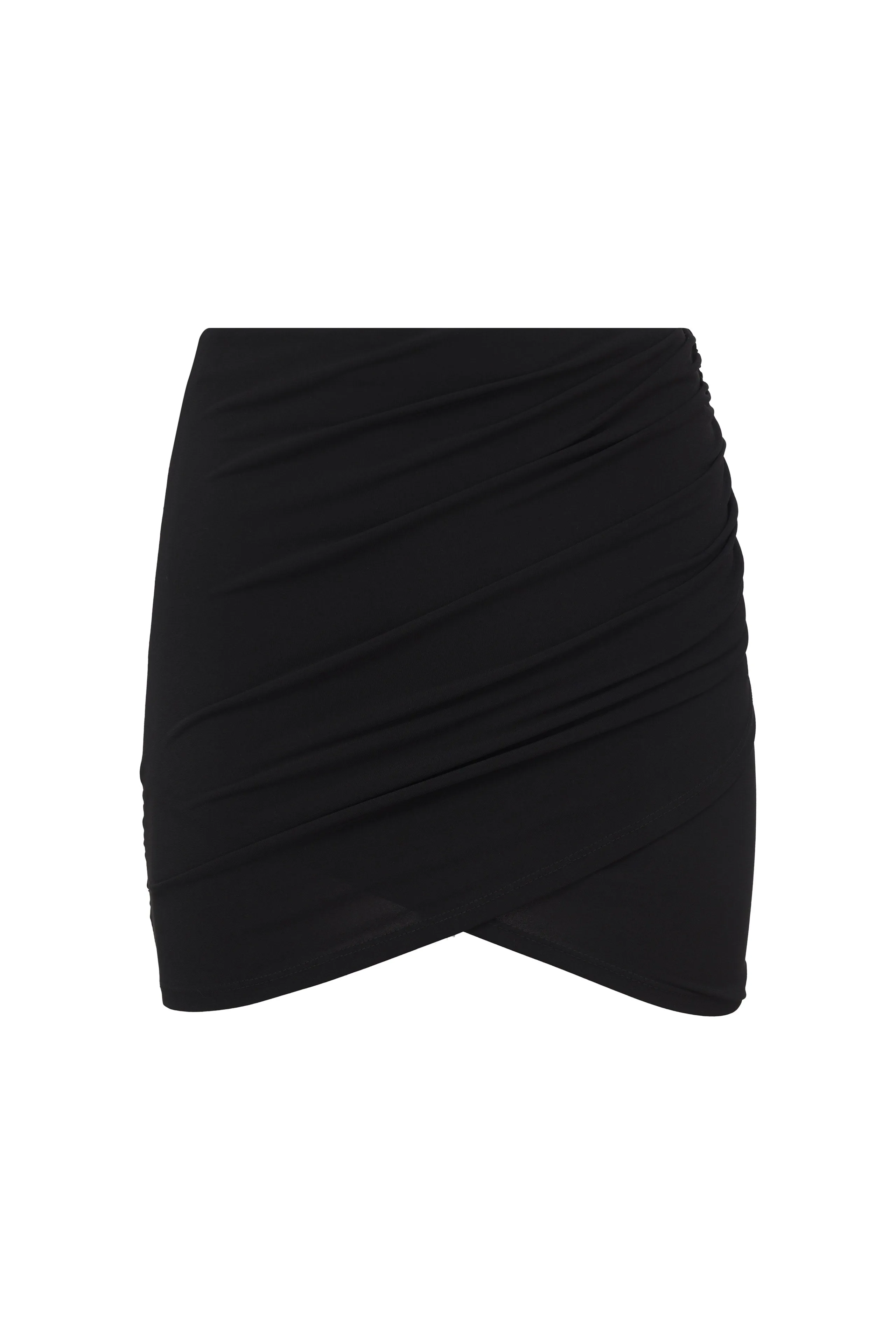 WRAP RUCHED SKIRT