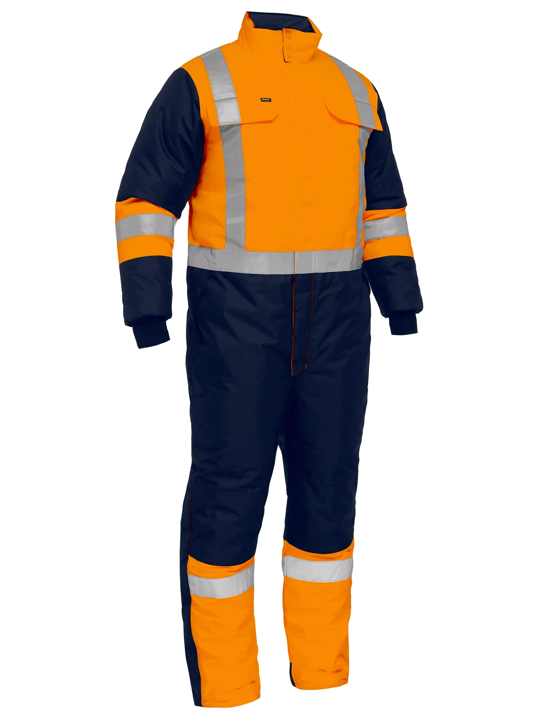 X Taped Two Tone Hi-Vis Freezer Coverall