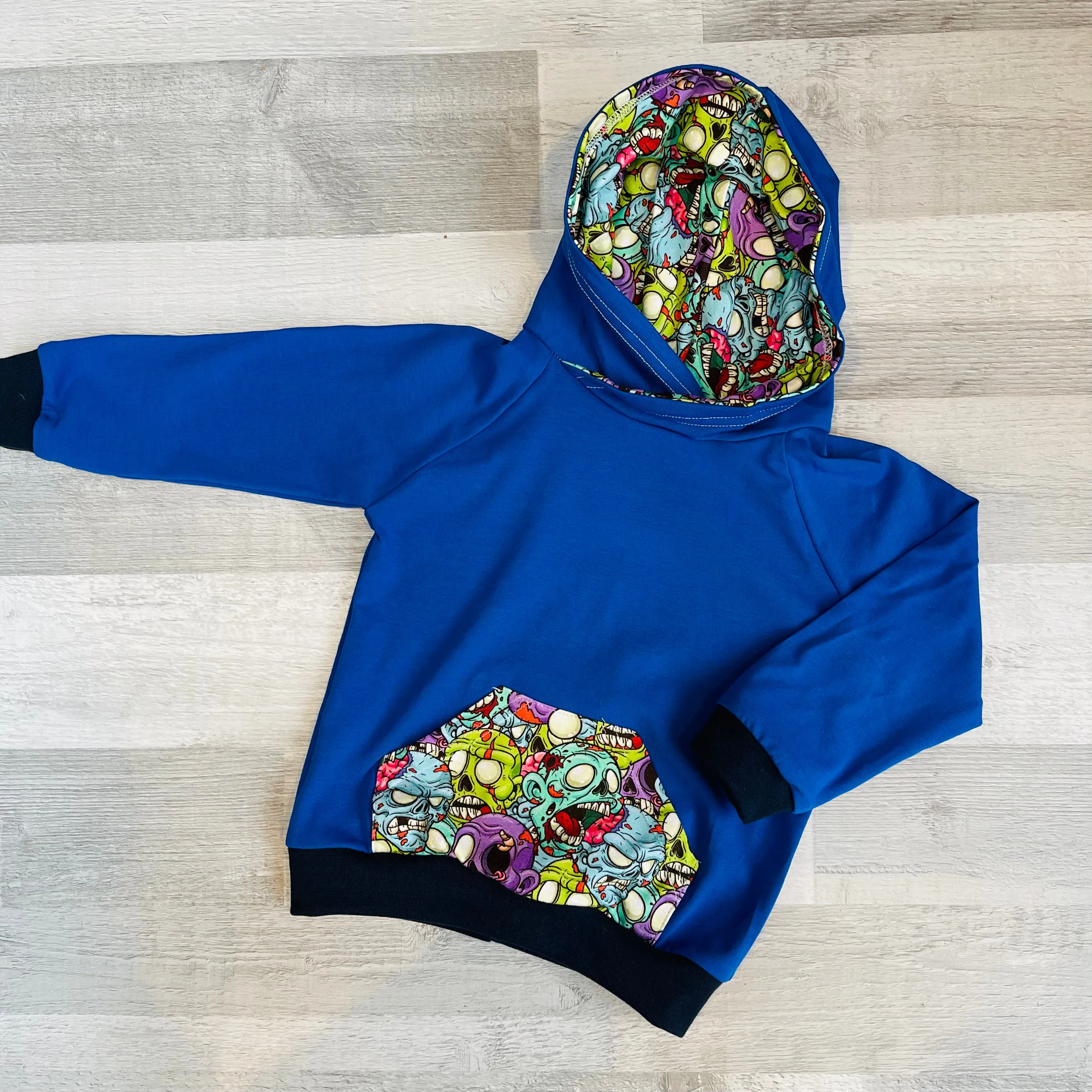 Zombie Peekaboo Hoodie - Age 1