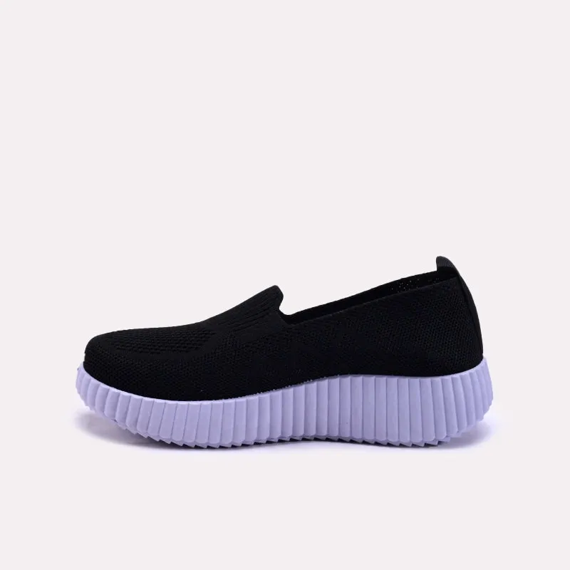 Zoraya Black Platform Slip On Sneakers 0440751