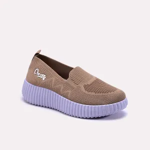 Zoraya Brown Platform Slip On Sneakers 0440751